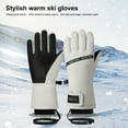 thumbnail image 1 of Tnobhg 1 Pair Winter Gloves Waterproof Ski Gloves Warm Windproof Touchscreen Warm Gloves for Outdoor Activities, 1 of 8