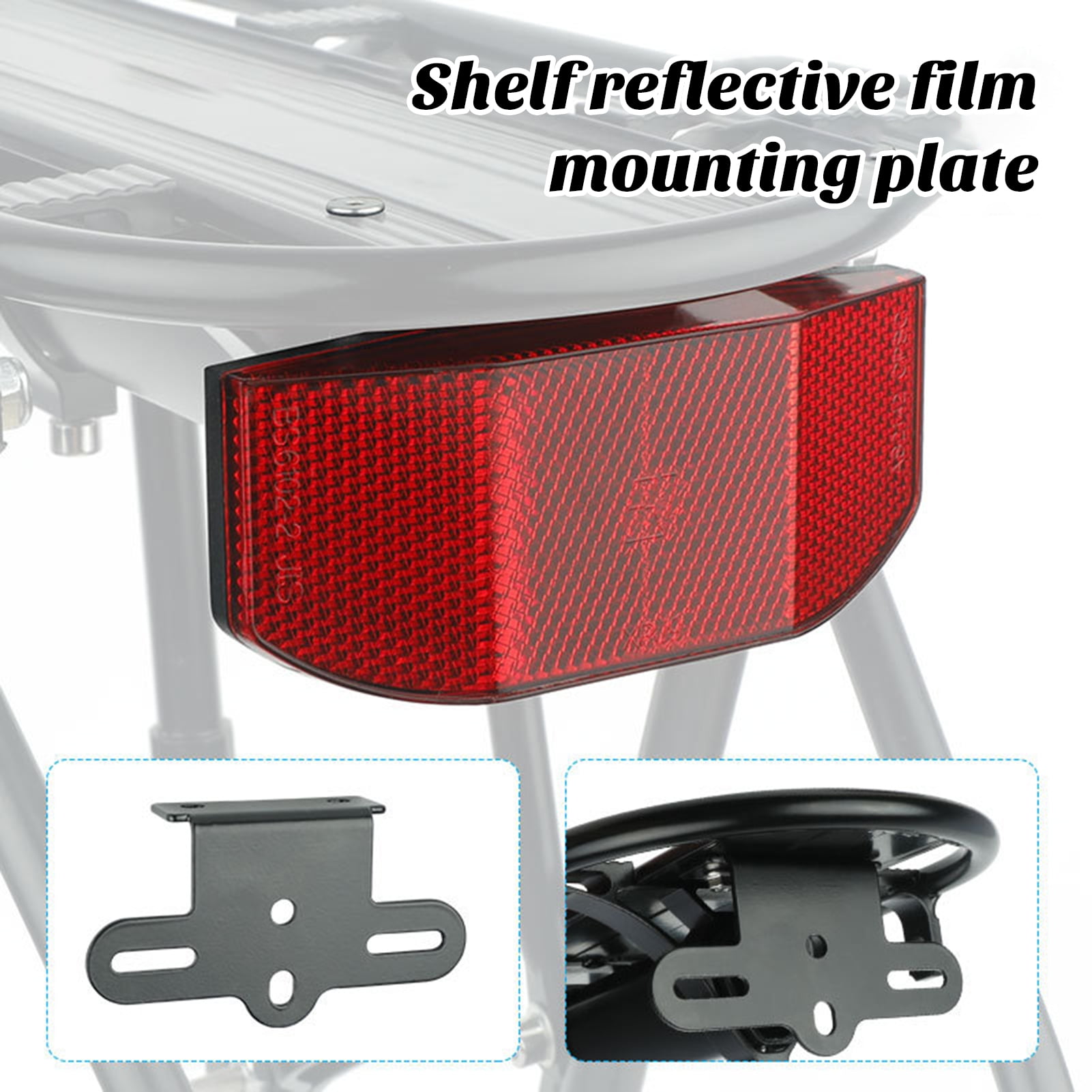 Tnobhg 1 Set Bike Reflector High Visibility Bike Front And Rear ...