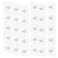thumbnail image 1 of Tnobhg 15Pcs Shower Caddy Adhesive Replacement Bathroom Shower Shelf Strong Adhesive Traceless No Drilling Hook Adhesive Sticker Kitchen Rack Adhesive Patch Household Supplies, 1 of 7