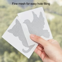 Tnobhg 20Pcs Window Screen Repair Patch Kit Strong Adhesive Cartoon Cat Bird Shape Door Screen Netting Hole Tear Repairing Sheet Sticker Set