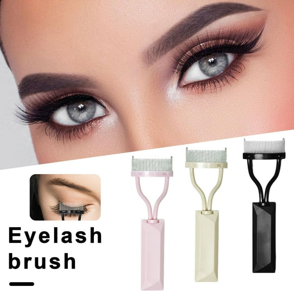 Tnobhg 2Pcs Eyelash Comb Separator with Metal Teeth Carved Lash Definer Comb Mascara Applicator Tool Women Girls Makeup Supplies Birthday Gift