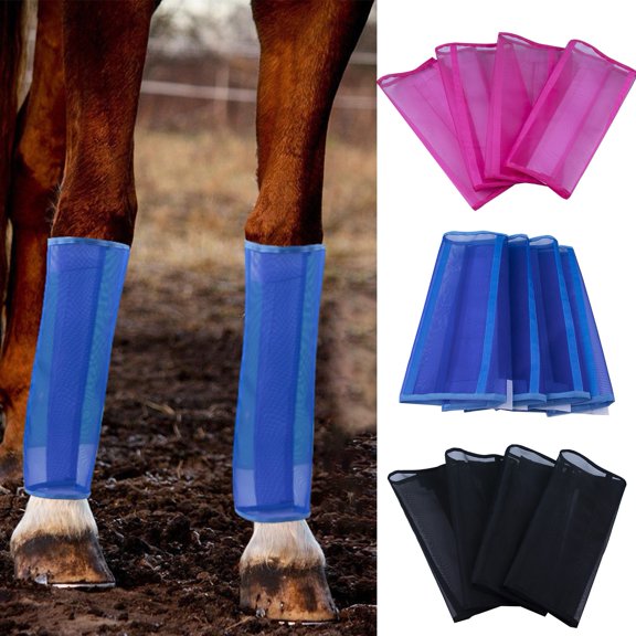 Tnobhg 4Pcs Horse Leg Protectors Breathable Mesh Keep Your Horse Comfortable And Protected Horse Leg Protectors