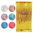 thumbnail image 1 of Tnobhg 5Pcs Square Tinsel Curtain Party Backdrop Glitter Foil Fringe Curtain Party Decor Photo Booth Backdrop Streamers, 1 of 8