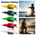 thumbnail image 1 of Tnobhg 6.5CM/11.5G Duckbills Fishing Lure with Spinner Sequin Sharp Hook Realistic Topwater Artificial Snakehead Frog Bait Outdoor Fishing Accessories, 1 of 7
