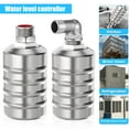 thumbnail image 1 of Tnobhg Automatic Float Valve Fully Automatic Food Grade Material Hard Shell High Reliability No Electricity Water Level Control 304 Stainless Steel Water Level Control Float Valve Household Supplies, 1 of 8