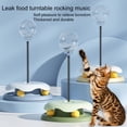 thumbnail image 1 of Tnobhg Cat Slow Feeder Toy BPA Free Smooth Edge Stable Base Transparent Pet Puzzle Food Leaking Ball Pet Supplies, 1 of 7