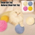 thumbnail image 1 of Tnobhg Cat Toy Interactive Sisal Cat Scratching Ball Toy Bite-Resistant Pet Toy for Stress Relief And Exercise, 1 of 7