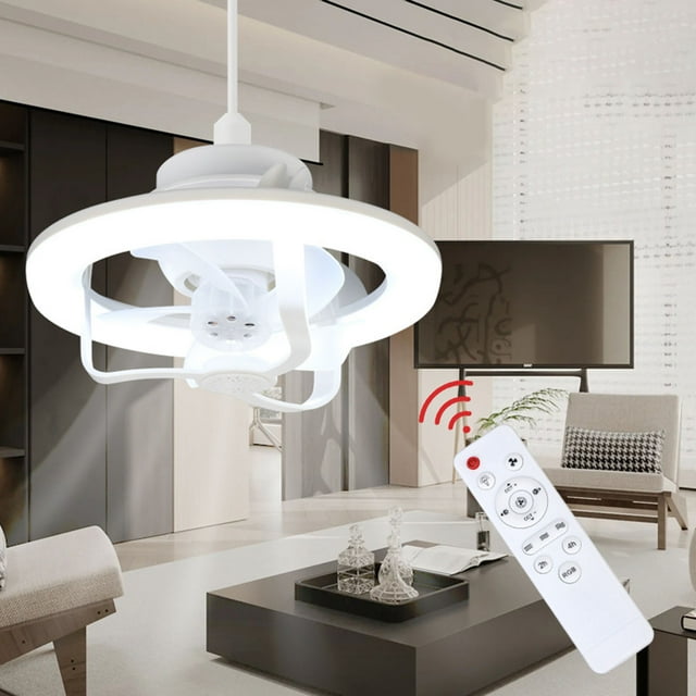 Tnobhg Ceiling Fan Light with Remote Control 3 Wind Speeds Low Noise