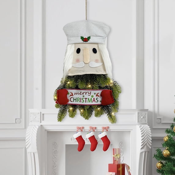 Tnobhg Christmas Ornaments Old Man Snowman Nutcracker Festive Create Magical Atmosphere Christmas Hanging Decorations