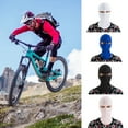 thumbnail image 1 of Tnobhg Cycling Headwear Full Coverage Breathable Quick-Drying Elastic Ice Silk Hat Sun Protection One-piece Molding Motorcycle Headgear Ski Face-Cover Outdoor Accessories, 1 of 8