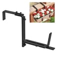 thumbnail image 1 of Tnobhg Deck Railing Adjustable Planter Box Bracket Strong Load-bearing Rustproof Corrosion Resistant Universal Window Box Bracket Flower Box Holder, 1 of 7