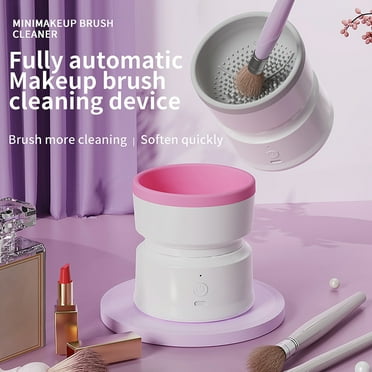 Tnobhg Electric Makeup Brush Cleaner Deep Cleaning One-Click Operation Auto-Rotating Cozy Brush Cleaner Brush Care Tool