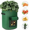 thumbnail image 1 of Tnobhg Ergonomic Handle Design Potato Growing Bag Felt Non-woven Fabric Potato Tomato Bucket Plant Pot Vegetable Grow Bag, 1 of 8
