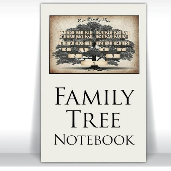 Tnobhg Family Tree Notebook Memories of Ancestors Thick Paper Ancestor Record Smooth Writing Clear Print Tree Print Meaning Family Gift Genealogy Journal