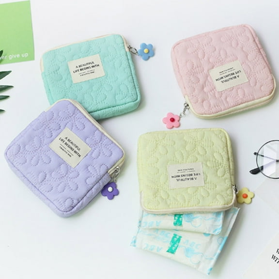 Tnobhg Fashion Women Small Cosmetic Bag Mini Coin Pouch Zipper Closure Lightweight Portable Travel Accessory Bag Storage Container