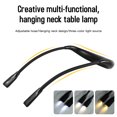 Tnobhg LED Neck Reading Light with Bendable Arm Dimmable Brightness
