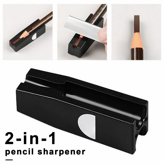 Tnobhg Line Eyebrow Pencil Sharpener Aid for Beginner Auxiliary Device for Eyebrow Pencil Sharpener Makeup Pencil Tool 2-in-1 Micro Eyebrow Pencil Sharpener Makeup Supplies