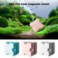 thumbnail image 1 of Tnobhg Mini Magnetic Fish Tank Brush Algae Scraper Cleaner Easy Grip Double-Sided Floating Glass Window Cleaning Brush Aquarium Accessories, 1 of 8