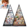 thumbnail image 1 of Tnobhg Natural Gemstone Set 36 Types of Gems with Display Case Rock Set Mineral Education Geology Science Learning Arts Crafts for Home Decor, 1 of 7
