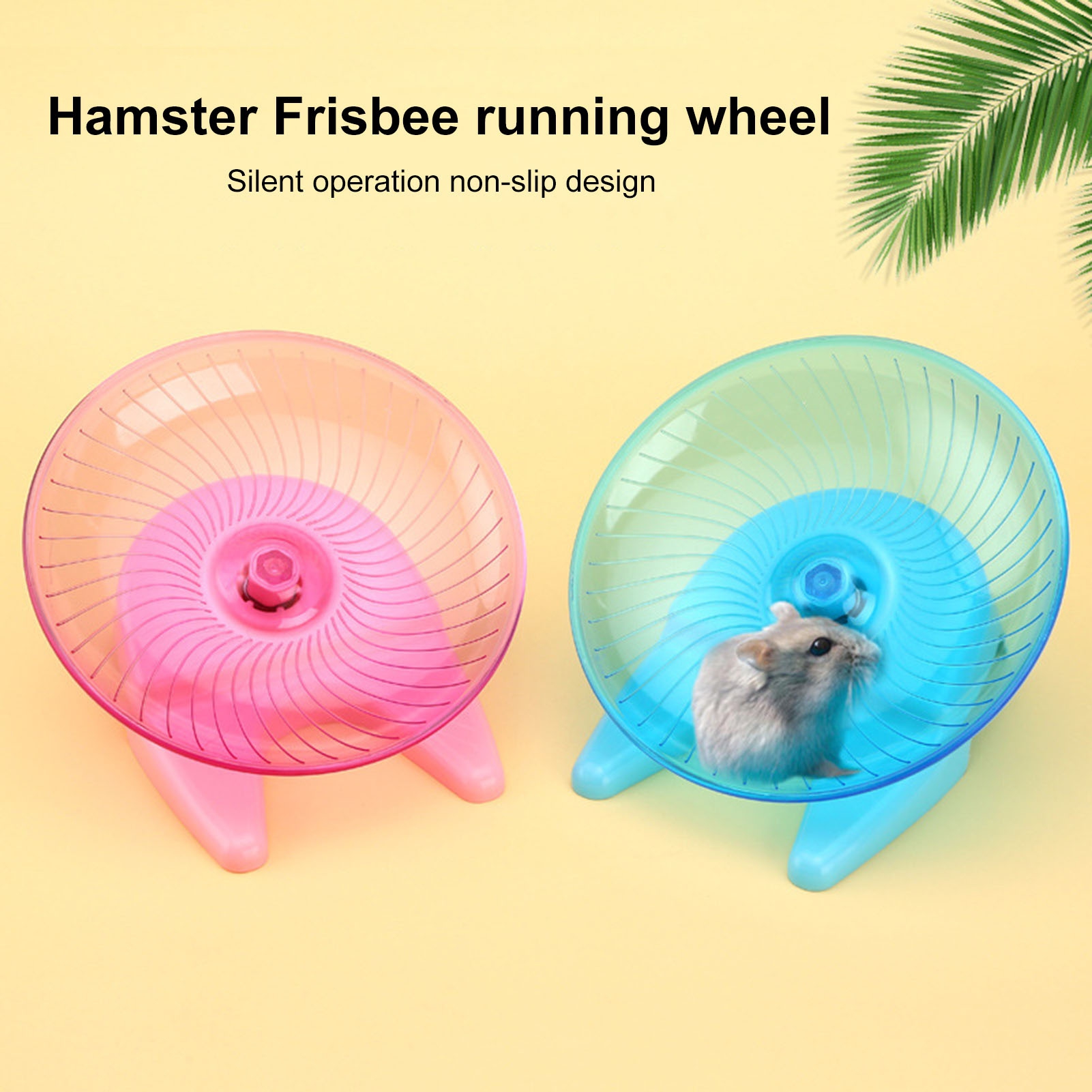 Tnobhg Pet Hamster Running Wheel Smooth Rotating Hamster Flying Saucer ...
