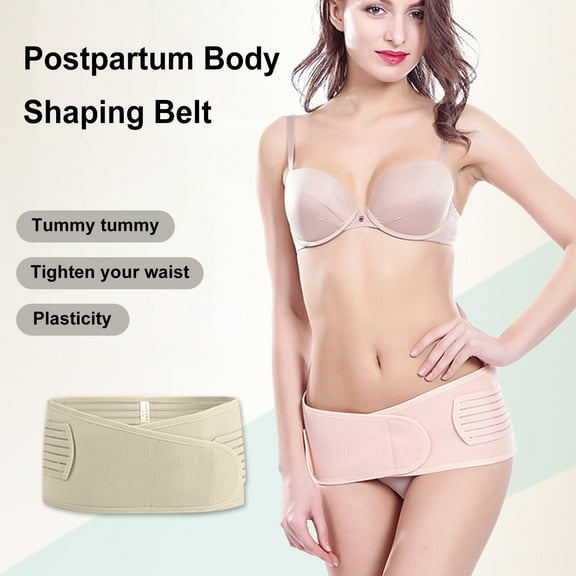 Tnobhg Postpartum Abdomen Belt Band Promotes Uterine Contraction Pelvic Recovery Dual Use Cesarean Belt for Body Reshaping Confidence