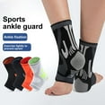 thumbnail image 1 of Tnobhg Sports Ankle Brace Sock Pressure Protection Great Breathability Sweat Absorbent Ankle Compression Sleeve Tendonitis Arthritis Sports Running Foot Support Stabilizing Ankle Wrap, 1 of 7
