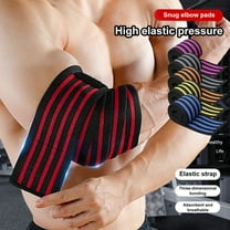 Tnobhg Sports Elbow Pad Compression Elbow Protection Elastic Breathable Increases Joints Stability Supports Injury Recovery Thin Unisex Training Weightlifting Powerlifting Elbow Wrap Elbow Strap