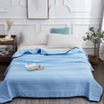 thumbnail image 1 of Tnobhg Summer Cooler Quilt Friendly to Skin Wear Resistant Machine Washable Non-Fading Ultralight Cooler Comforter Double Sided Cold Effect Blanket, 1 of 7