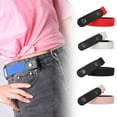 thumbnail image 1 of Tnobhg Traceless Design Lazy Belt Adjustable Length Traceless Design Women Waistband Solid Color Belt Costume Accessories, 1 of 7