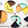 thumbnail image 1 of Tnobhg Trays Easy to Clean Dust Resistant Geometric Versatile Organization Dessert Jewelry Tray Home Supplies, 1 of 8