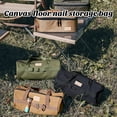 thumbnail image 1 of Tnobhg Utility Tool Handbag Canvas Storage Bag with Zipper Large Capacity Wear Resistant Waterproof Camping Tool Storage Bag, 1 of 8