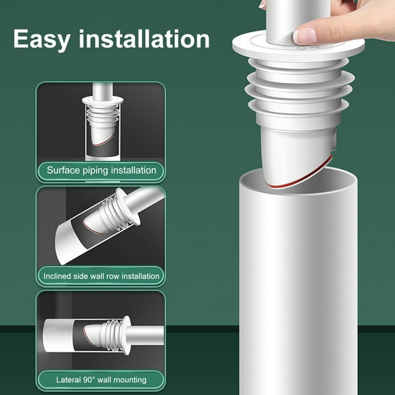 Tnobhg Washing Machine Drain Hose Seal Anti-Odor Floor Drain Plug Silicone Sewer Pipe Seal Ring Sealing Cover for Washing Machine Sink Sewers Bathroom