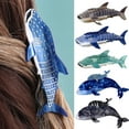 thumbnail image 1 of Tnobhg Whale Shark Shape Hair Claw Women Acetic Acid Hair Clip Anti-slip Large Clip Back Head Clip Hair Catch Clip Head Accessories, 1 of 7