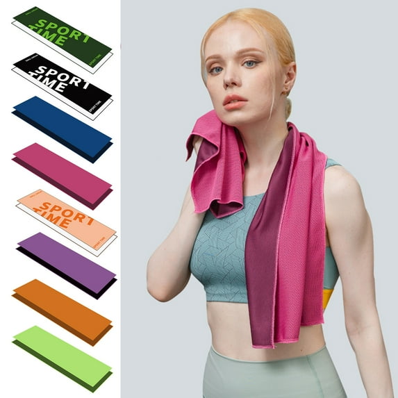 Tnobhg Workout Cooling Towel Three-layer Super Soft Friendly to Skin Quick-drying Moisture-wicking Breathable Sports Towel