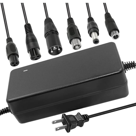 Tnvodejo 42V 2A Li-ion battery charger multiple plugs for Xiaomi M365 ES2/ES4/E22/ES1L Inline Connector 36V 10S