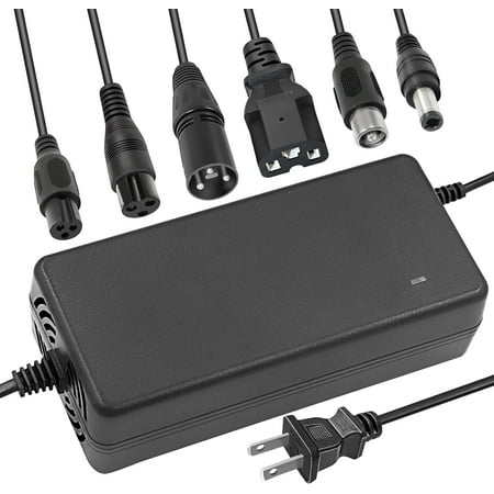 Tnvodejo 54.6V 2A Li-ion Battery Charger Multiple Plugs Battery Charger 13S 48V