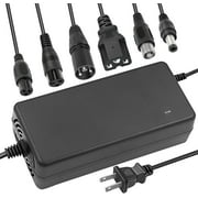 Tnvodejo 54.6V 2A Li-ion Battery Charger Multiple Plugs Battery Charger 13S 48V