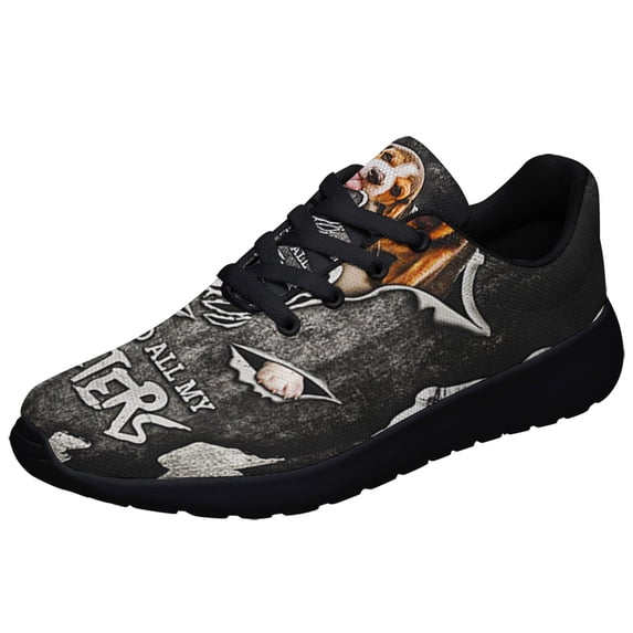 To All My Haters Beagle Shoes Sneakers Black Size 10