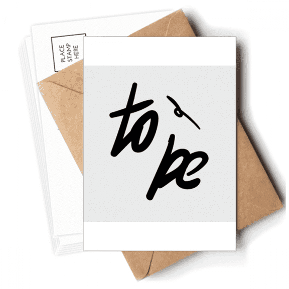 To Be Funny Quote Handwrite Style Postcards Envelopes Blank Note Cards Mailing