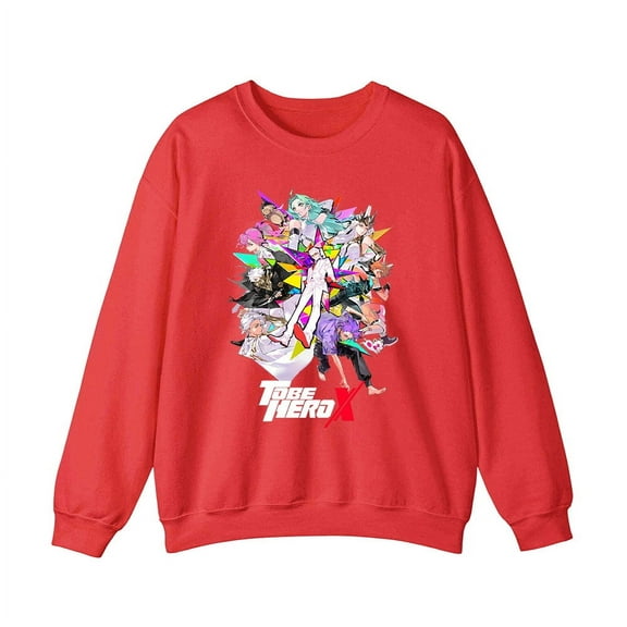 To Be HERO X Merch Crewneck Sweatshirt Men Women Anime Series Cover Long Sleeve Graphic Top