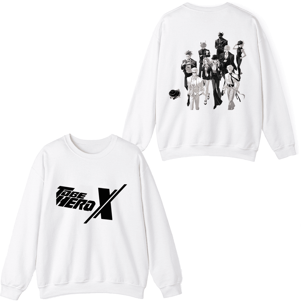"Healthcare Hero" Crewneck Sweatshirt | 50/50 Cotton Blend, White Print, USA Made