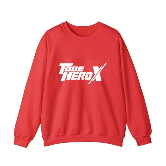 To Be HERO X Merch Logo Crewneck Sweatshirt Men Women Anime Series Long Sleeve Graphic Top