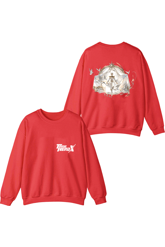 To Be HERO X Merch Nice Logo Crewneck Sweatshirt Men Women Anime Series Long Sleeve Graphic Top