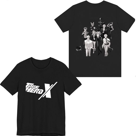 To Be HERO X Merch T-shirt Unisex Anime Series Short Sleeve Casual Graphic Tops Tee