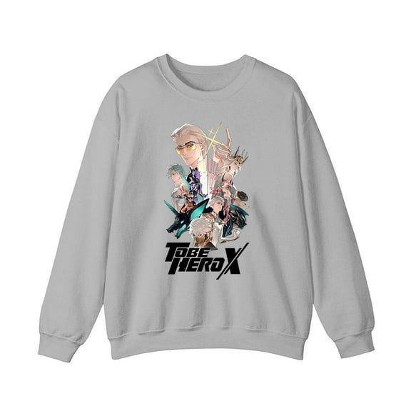 To Be HERO X Merch illustration Crewneck Sweatshirt Men Women Anime Series Long Sleeve Graphic Top