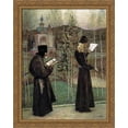 thumbnail image 1 of To Blagovest 28x36 Large Gold Ornate Wood Framed Canvas Art by Mikhail Nesterov, 1 of 2