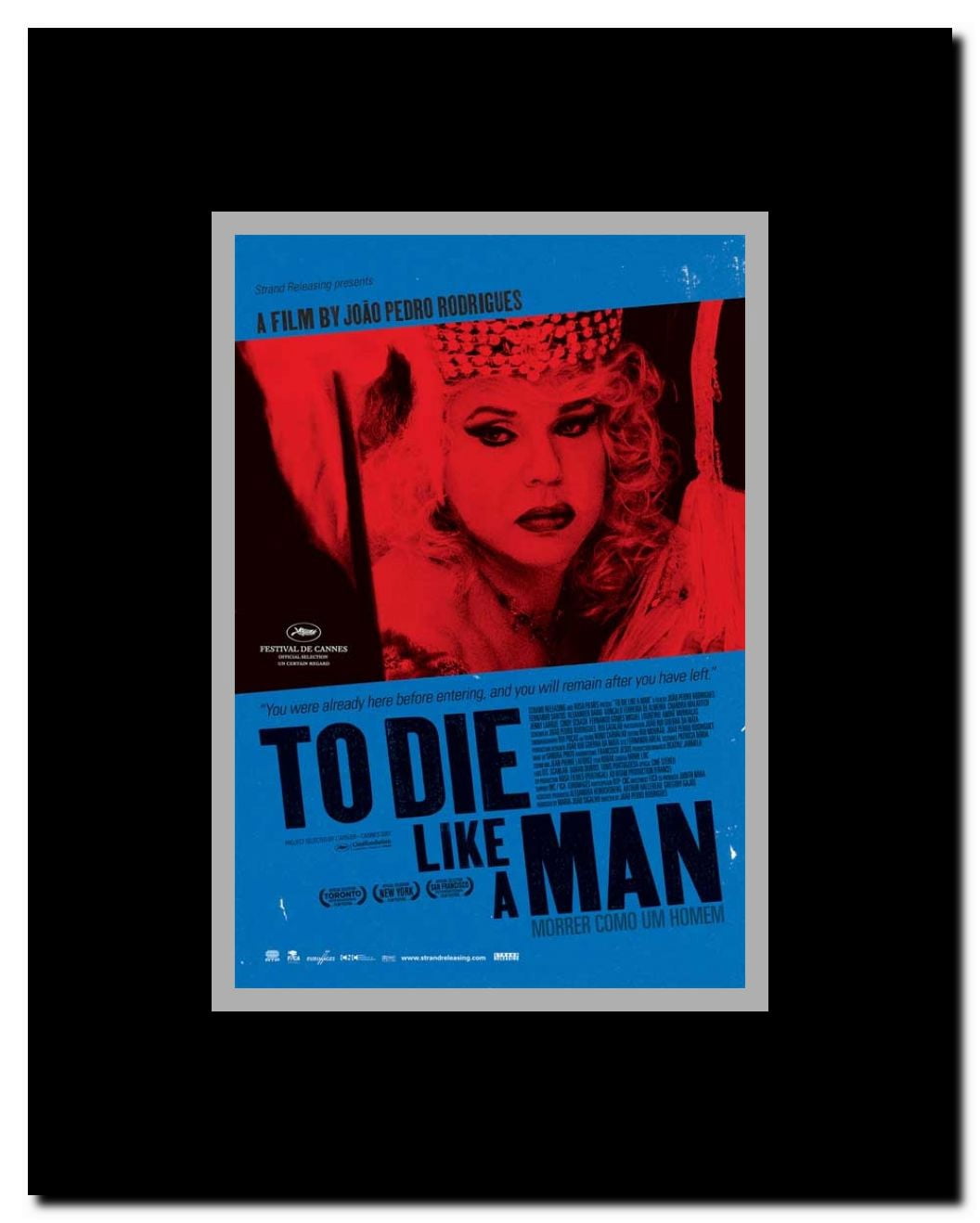 To Die Like a Man Framed Movie Poster