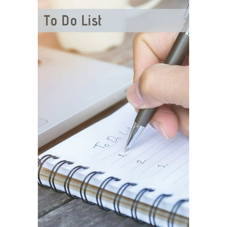 To Do List : Carnet de listes - planning des tâches et notes quotidiennes -  100 pages format 15.24 x 22.86 cm (Paperback)