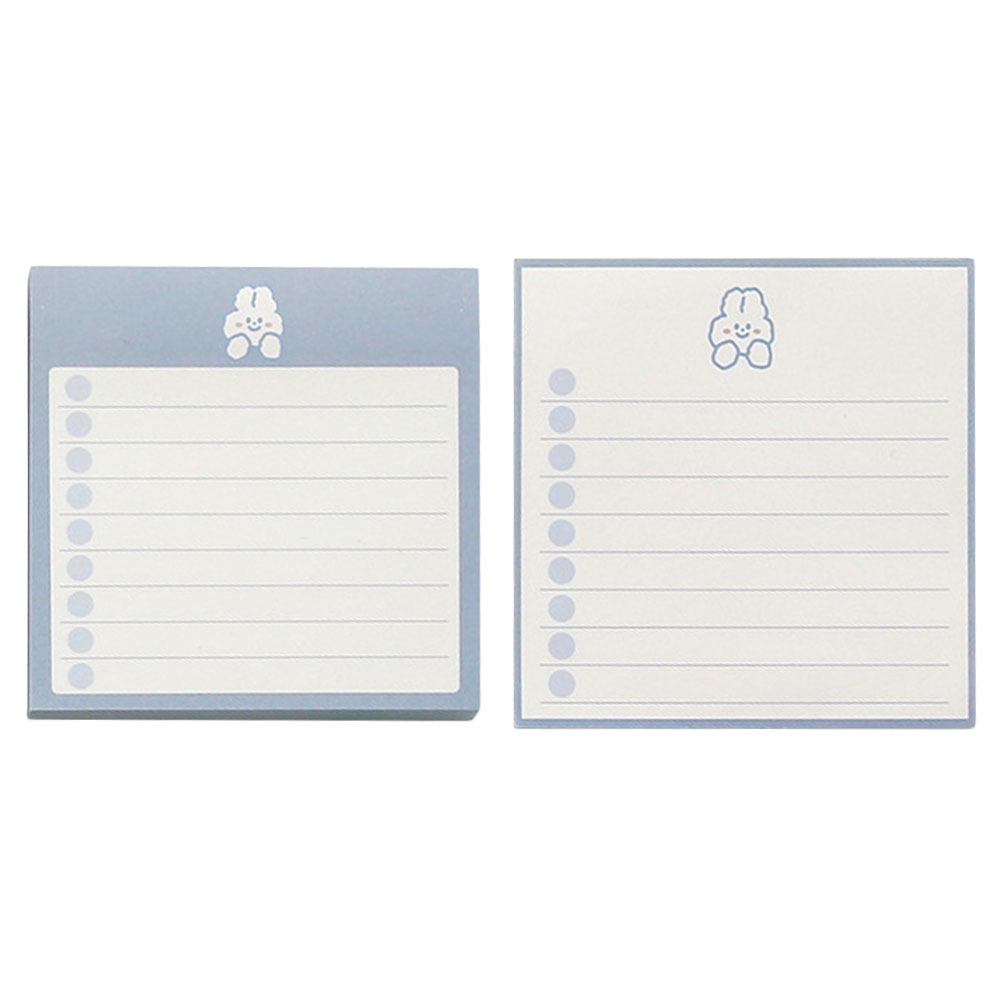 To Do List Memo Notepads 2pcs Jotter Notepad Tearable Pages Cartoon Writing Pads Pocket Note