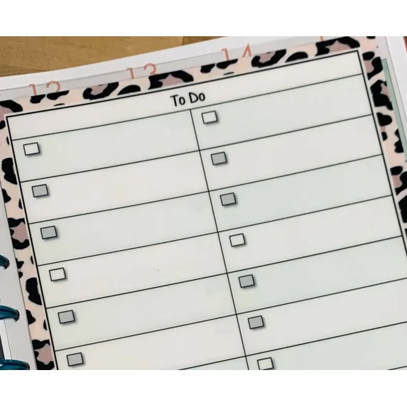 To Do List (Neutral) Wild Two Sided Dashboard For Use With The Big ...